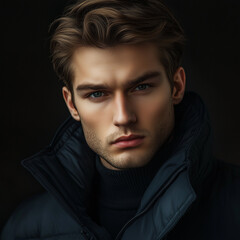 Obraz premium Hyperrealistic Photography Ultra Realistic Handsome