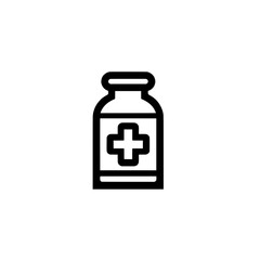 Obraz premium medicine bottle icon