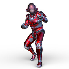 サイバーマン　3DCGレンダリング