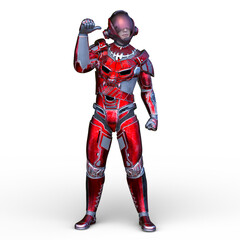 サイバーマン　3DCGレンダリング