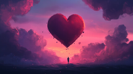 Fototapeta premium a Valentine's Day concept