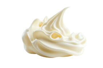 Whipped Cream Swirl: A Smooth and Silky Transparent Object