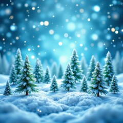 snow covered pine tree