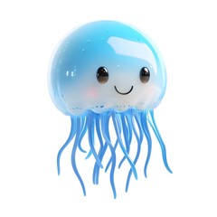 Cute 3D Jellyfish Character