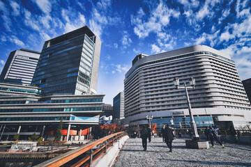 大阪ビジネスパークの街並み