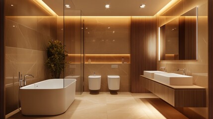 Luxurious Modern Bathroom Interior Design