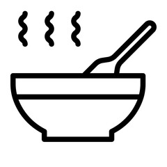soup Line Icon