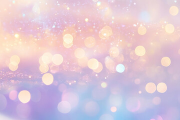 Obraz premium Soft pastel bokeh lights create dreamy, ethereal background effect