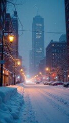 street in the city