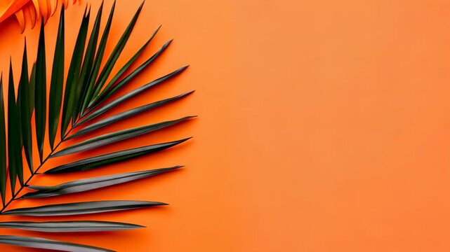 Vibrant crown of thorns starfish set against a bright orange backdrop, perfect for eyecatching web banners and designs.