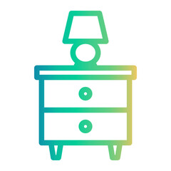 cabinet Line Gradient Icon