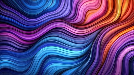 Obraz premium Abstract colorful wavy lines background.