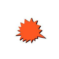 comic exploison vector 