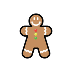 Obraz premium gingerbread icon vector design template elegant style