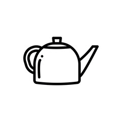 tea pot icon vector design template elegant style 