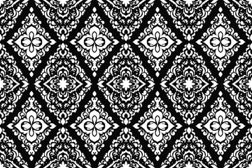 ikat pattern, Ethnic damask seamless pattern, African style, Abstract vector, Chevron embroidery, Paisley embroidery, Navajo aboriginal pattern, Aztec and tribal motifs, Vector hand drawn style.