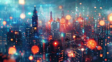 Obraz premium red christmas background