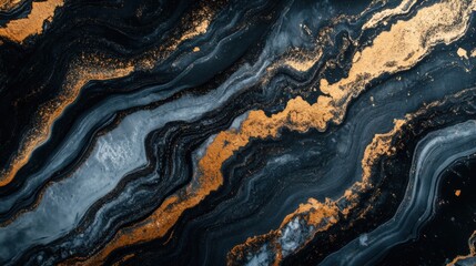 Obraz premium Marble Texture with Gold Abstract Background