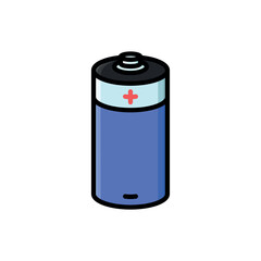 battery icon vector design template elegant style 