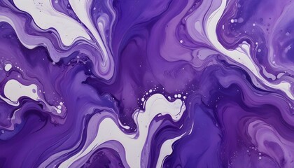 Obraz premium Clear Plain Shiny Warm Soft Vintage Bokeh Cloudy Wave Like Geometric Purple Background or Texture