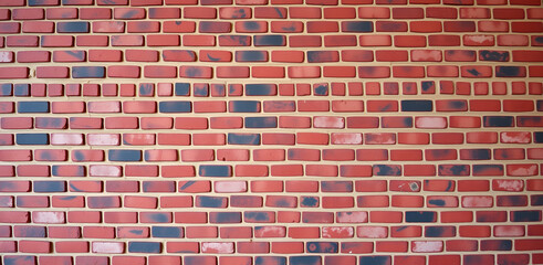red brick wall