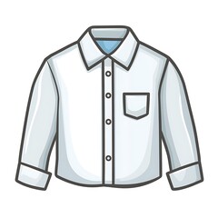 jacket icon simple white background vector