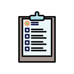 delivery note icon vector design template elegant style 