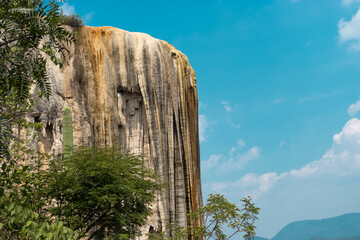 Cascadas petrificadas en Hierve el Agua, Oaxaca, México