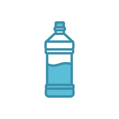 water bottle icon vector design template elegant style 