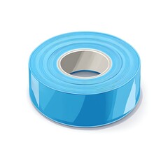 sticky tape roll icon simple background
