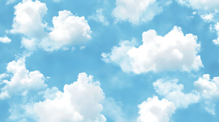 clouds in the blue sky