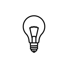 Obraz premium bulb icon vector design template elegant style