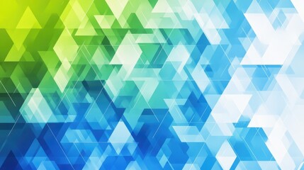 Naklejka premium Abstract Geometric Background with Colorful Triangles and Shapes