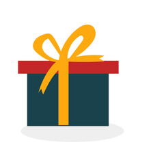 christmas giftbox. Many various giftboxes with tags. Flat vector illustration isolated on white