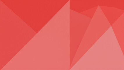 Obraz premium Geometric shapes background in shades of red and pink with angular peaks
