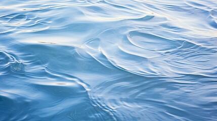 Naklejka premium Close-up of smooth water ripples forming abstract wave patterns