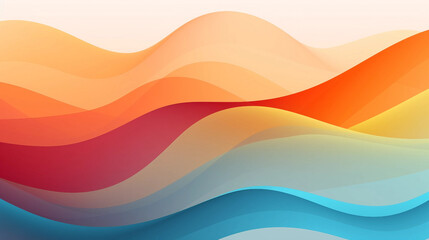 Abstract Color Waves