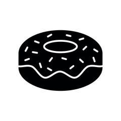  donut icon vector design template elegant style