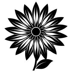 New folder Gazania flower vector illustration