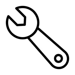 spanner Line Icon