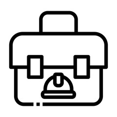 Fototapeta premium toolbox Line Icon