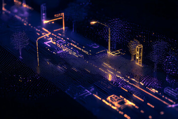 Digital Urban Environment Scan - Autonomous Vehicle Navigation Technology