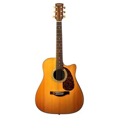 Obraz premium guitar icon simple white background vector