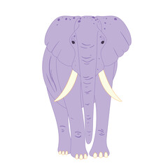 Cute elephant illustration, perfect for kids, animal-themed designs, educational, and playful projects.