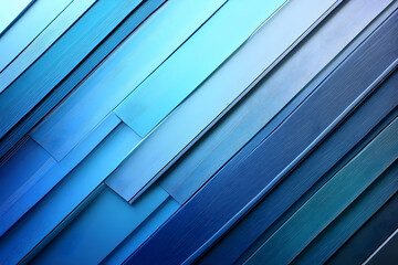 Obraz premium Blue Abstract 3D Illustration