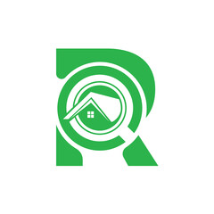 Letter R vector logo template, Colorful Letter R logo, Real Estate, Building and Construction Logo Design Template Vector Icon