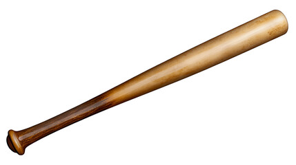 Aged Wooden Baseball Bat