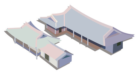 한국 기와집 대문, 전통가옥
