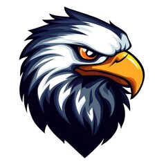 Obraz premium Bald Eagle Head, Powerful Mascot Design