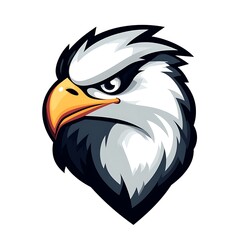 Bald Eagle Head Logo. Powerful, Majestic, and Aggressive.